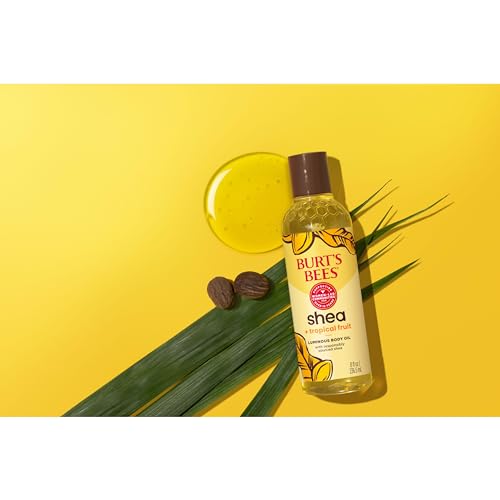 Burt's Bees Shea + Tropical Fruit Luminous Body Oil, Non-Greasy, Antioxidant Rich for Glowing Skin, Non-Irritating, Natural Origin Skin Care, 8 oz. - image 6