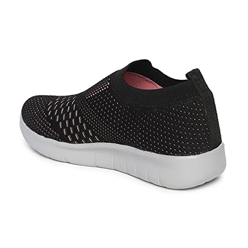 Image of Marc Loire Women's Lightweight Athleisure Knitted Active Wear Slip-On Casual Shoes