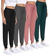 INTICOSI Women's Lightweight Sweat Pants Jogger Pants with Pockets,Yoga Workout Running Casual Pants