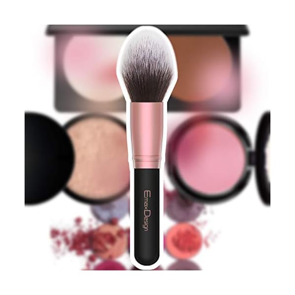 EmaxDesign Make up Pinsel 18 Pcs Professionelle Makeup Pinselset Premium Synthetische Pinsel Pulver Flüssige Creme… – Bild 9