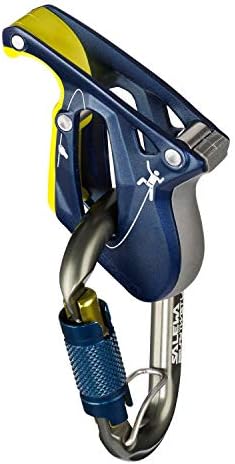 Salewa Ergo Belay System, Blue/Silver