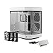 Hyte Y60 Modern Aesthetic Dual Chamber Panoramic Tempered Glass Mid-Tower ATX Computer Gaming Case with PCIE 4.0 Riser Cable Included, Snow White (CS-HYTE-Y60-WW)