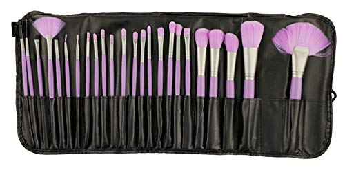 Beauté Secrets Makeup Brush Set, 24 pcs Synthetic Brushes, Kabuki Foundation Brush Blending Face Powder Blush Concealers Eye Shadows Cosmetic Brushes Kit with Nylon Bag