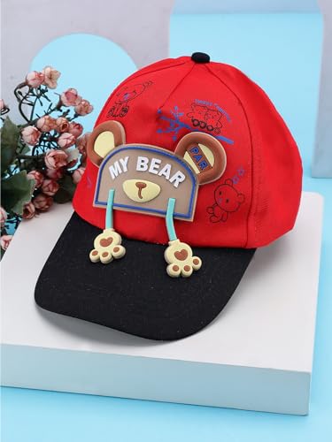 Image of PASSION PETALS Summer Dino Rockstar Baseball Cap for Kids Boys and Girls 2-4Years