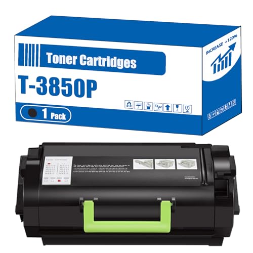 Compatible for Toshiba T-3850P Toner Cartridges E-Studio 385 P 385 S Printers, High Yield 10000 Pages, Accurate Imaging Rich Colors (1 Pack Black)
