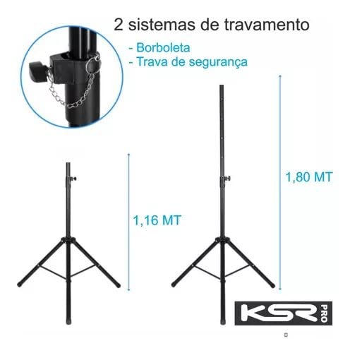 Caixa Ativa Ksr 15 Polegadas K815 Usb Bluetooth + Tripe