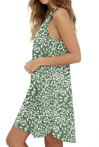 Image of MOLERANI Women's Casual Summer Swing Simple Loose T-Shirt Tank Dress
