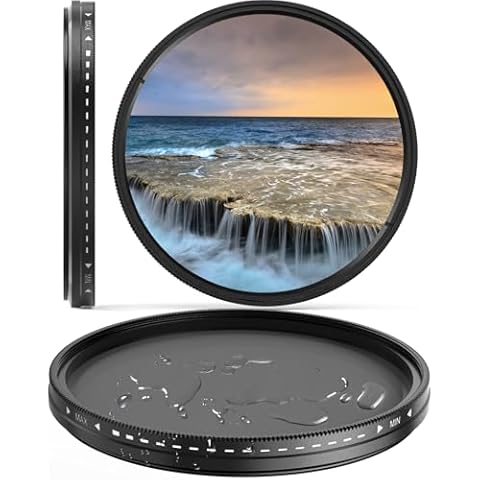 Heysliy 37mm Variable ND2-ND400 Filter Cover