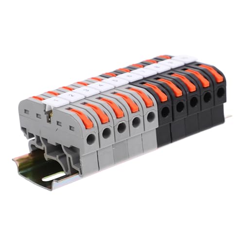 Kit de Borniers pour Rail Din 20 Voies idéal pour l'automatisation et le câblage de votre maison