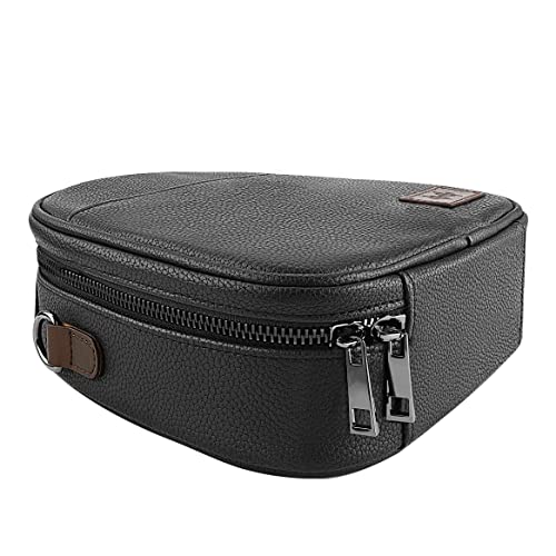 Image of Geekria Headphones Pouch Compatible with JBL Live 650 BTNC, B&O Play H9i, Bose QC 45, Sony WH-1000XM6 and More, Replacement Protective Travel Carrying Bag with Cable Storage (Black)