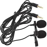 Cabilock Micrófono De Solapa De Condensador Mini Clip, 1.5 m
