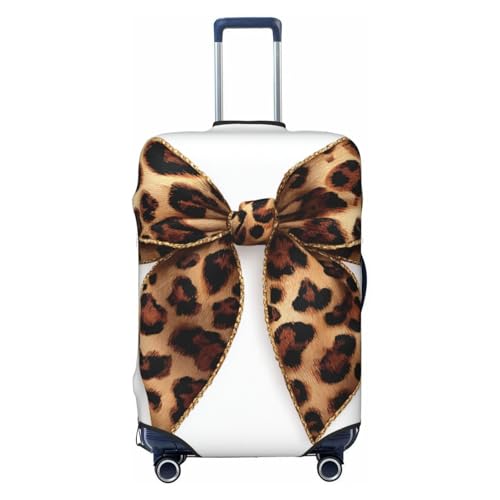 Woshuwo Fundas elásticas para equipaje de viaje, con estampado de leopardo, a prueba de polvo, resistente a los arañazos, para maleta, de 22 a 24 pulgadas