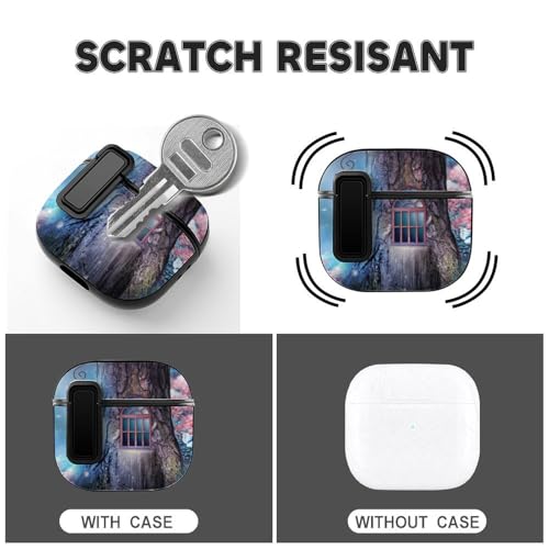 Niapessel for AirPods 4 Case, Magical Fantasy Elf Print Compatible with Apple Airpods 4th Generation Case for Women Men, PC Hard Shell Full Protective Case Cover - Image 2