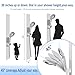 Modular Magnetic Handheld Shower Holder, 5-Section Customizable Sliding Rail with Tool-Free Adhesive Installation, Adjustable Height and Angle for Shower Chairs, Kids, Pets, Elderly, RV, Bathtub