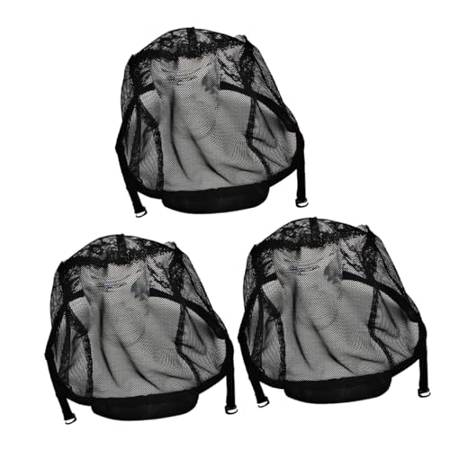Ipetboom 3Pcs Elastic Wig Caps for Hairdressing Lightweight Lace Wig Net Hats for Women Breathable Mesh Design Comfortable Stretchy Fit for Making Wigs and Hair Styling