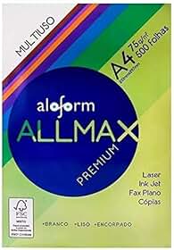 Papel A4 Resma Sulfite Branco 500 Folhas