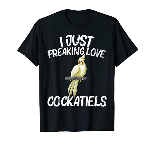 Funny Cockatiel Gift For Men Women Bird Parrot Lover Owner Camiseta