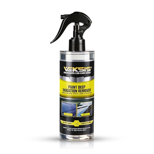 Veksis Paint Deepoxidation Remover – 100ml Car Paint Oxidation Remover, Non-Abrasive Formula Restores Faded & Oxidized Paint, Removes Water Spots, Swirl Marks, Safe for Clear Coat, Travel Size