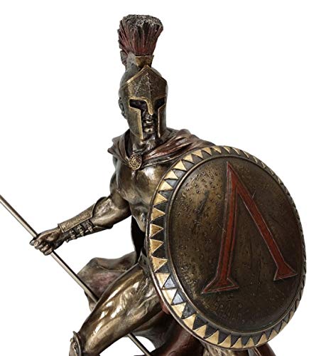 Unicorn Studio Greek Military King Leonidas Statue Bronze Finish #TOP2