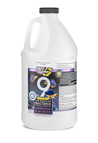 Image of Fritz Aquatics FritzZyme 9 Live Nitrifying Bacteria Naturally Removes Amonia & Nitrite for Saltwater Fish (64-Ounce)