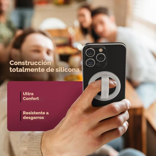 Soporte magnético para teléfono para coche con anillo de silicona 5