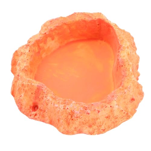 MERRYHAPY 蜥蜴食盆 滑り止め設計で登りやすい 爬虫類用給水 餌皿 食品や水の保存にな無臭ボウル 厚みのある構造で飲食環境を提供し 小型爬虫類ペット用 トカゲフィーダー
