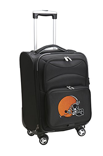 Denco NFL Cleveland Browns Domestic Carry-On Spinner, 20-Inch, Black