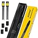ASINNO 1.3 MM Mechanical Pencil, Weatherproof 2B Dark Lead, Heavy Duty Mechanical Pencil Woodworking Pencils with 20 Lead Refills and 4 Erasers, for Outdoor Marking Drafting Drawing Sketching