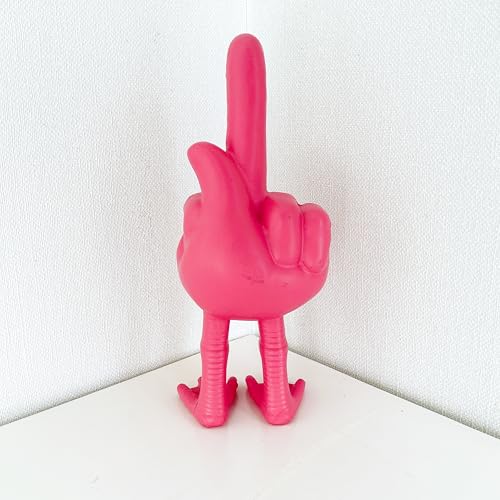 Estatua Decorativa Flamenco Rosa 16.2 cm Resina miniatura 3