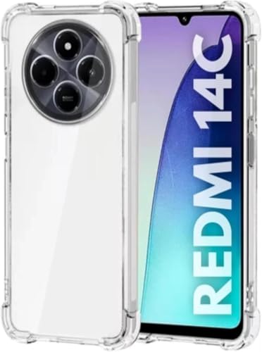 Kit Full Para Xiaomi Xiaomi Redmi 14C - Capa Antishock + Película Da Lente