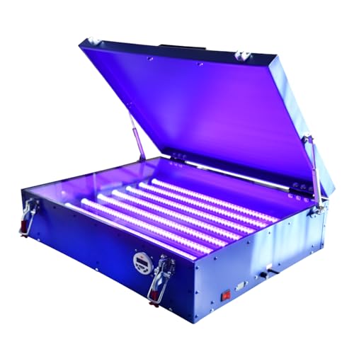 HayWHNKN UV Exposure Unit Screen Printing Exposure Unit LED Exposure Unit with Timer Exposing Area 20 * 24 Inches