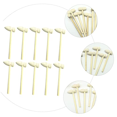 FAVOMOTO 2 Conjuntos De 24 Peças De Brinquedo Infantil Martelo De Madeira Mini Martelo De Madeira Ba