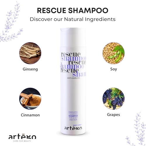 Image of Artego Easy Care T Rescue Shampoo (8.5 fl oz) - Hair Loss Prevention & Strengthening Formula