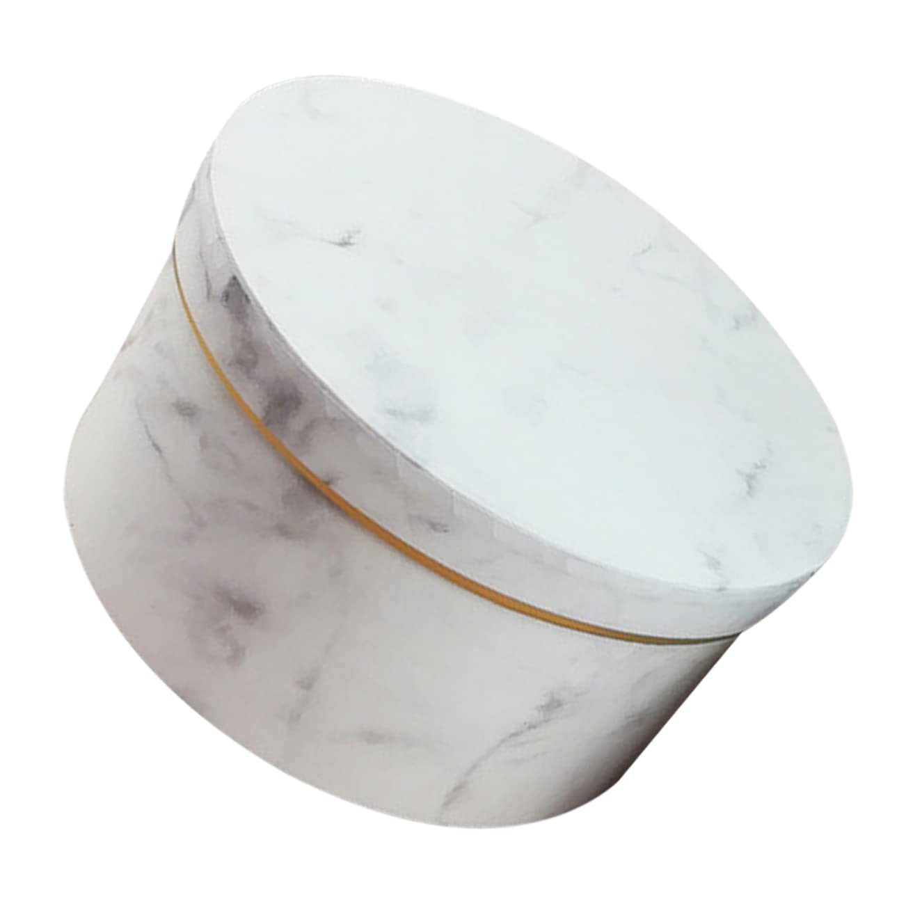 HONMEET1pc Box Marble Flower Box Jewelery Organizer Wedding Decoration Round Box Jewelry Storage Box Round Florist Box Wedding Favour Box Unique Box Candy Container Boxes