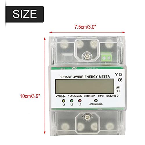 Wattmètre électronique triphasé anti-gaspillage pour tableau - 3