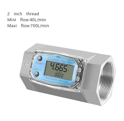 Medidor de flujo digital de aluminio para caudal de líquido electrónico 3