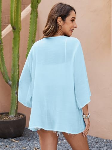 Poncho de plage léger pour éviter les coups de soleil avec style - 5