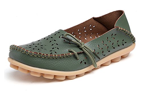 Image of VenusCelia Women's Breathable Comfort Walking Office Flat Loafer