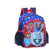 Mochila Infantil 13 Polegadas Menino – Estampa Heróis – Espaçosa, Resistente e Confortável para Escola