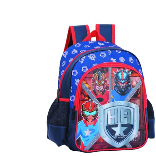 Mochila Infantil 13 Polegadas Menino – Estampa Heróis – Espaçosa, Resistente e Confortável para Escola