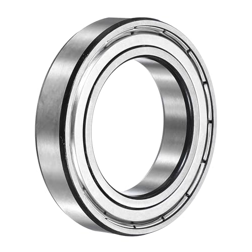 uxcell 1Pcs 6010ZZ Deep Groove Ball Bearings, 50x80x16 mm High Speed Double Metal Shielded Bearing Pre-Lubricated and Stable for Industrial Machinery Repairs 3D Project