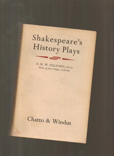 Shakespeare's History Plays B001IN8MC6 Book Cover