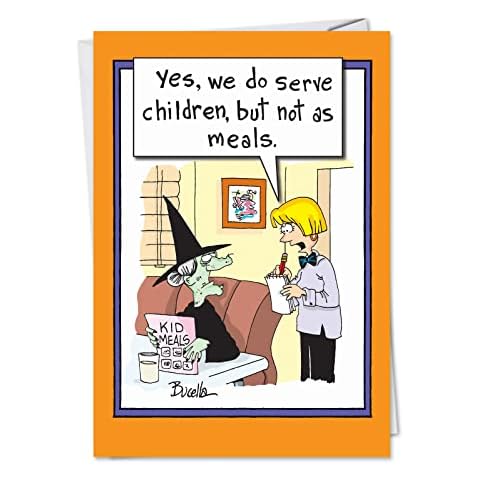 Funny Halloween Greeting Card by NobleWorks Cover
