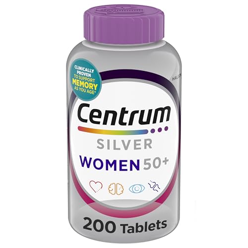 Centrum Silver Women's Multivitamin for Women 50 Plus, Multivitamin/Multimineral Supplement