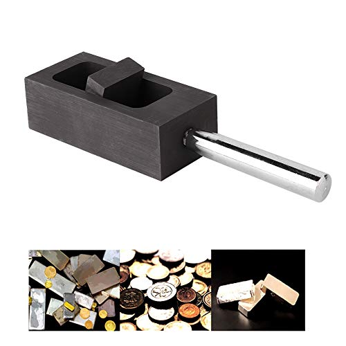 Molde de lingote de grafite, cadinho de molde de grafite puro para fundição para fusão de ouro para