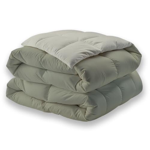 Image of Monte Carlo Symphony Solid Micro Reversible AC Comforter for Double Bed | 3 Ply Soft Comforter with 150 GSM Filling & 85 GSM Micro Fabric | Lightweight All Season Quilt | 87 x 95 Inch