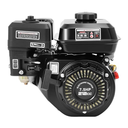AKSDSGA 212CC Engine, 7.5HP Gas Engine 4 Stroke Mini Bike Engine Motor with Single Cylinder and Air...