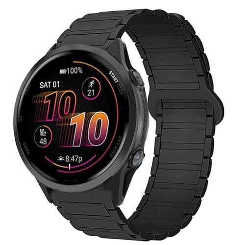 Bracelet rechange silicone Garmin Forerunner 265 645 pour remplacer une bande usée