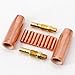 14Pcs MIG Welding Kit 0.035 Solder Iron For Welding Equipment Gas Diffuser Nozzle Torch Nozzle Accessories 0.6/0.8/0.9/1.0/1.2mm Accessories QIANGHAN (1.0mm)