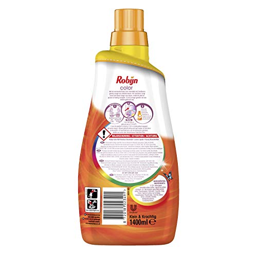 Robijn Wasmiddel Klein & Krachtig Color, voor de bonte en gekleurde was - 80 wasbeurten - 2 x 1,4L - Grootverpakking - Image 4